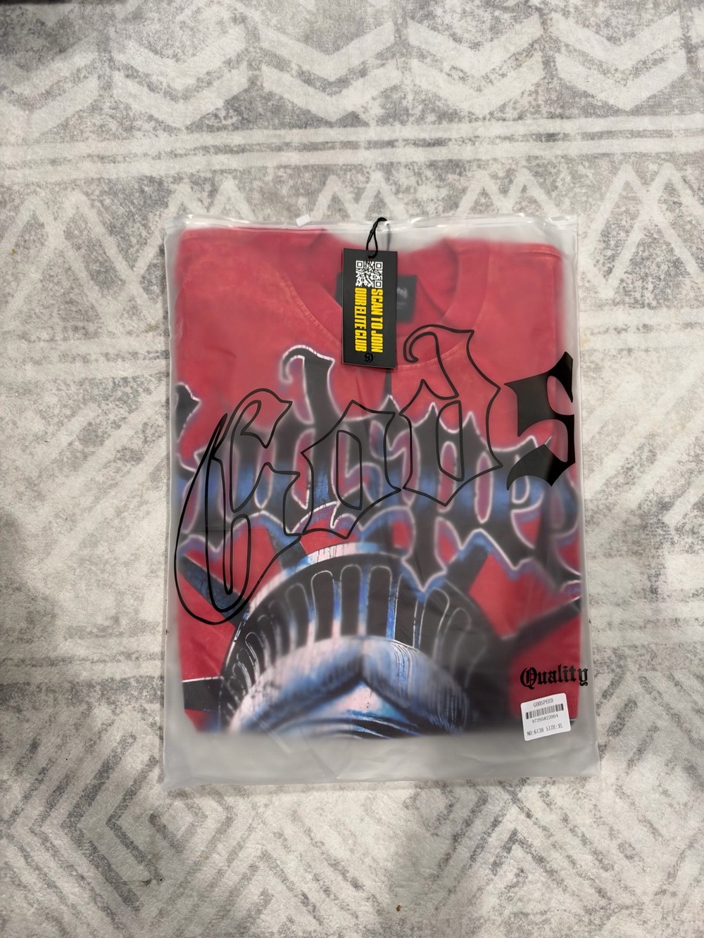 Godspeed Short Sleeve Tee Red XL NWT
